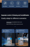 Xiaomi MIJIA 3-in-1 Portable Air Conditioners Fan With LED Night Light Household Mini Air Cooler For Office Home Adjustable Fan