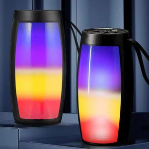 Bluetooth Wireless Speakers Powerful Portable Sound Box Subwoofer Car Audio Bass MP3 Player Sound System LED Lights