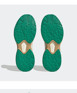 Adidas JZ RUNNER Retro - Style Breathable Mesh Sneakers with Green Accents