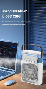 Xiaomi MIJIA 3-in-1 Portable Air Conditioners Fan With LED Night Light Household Mini Air Cooler For Office Home Adjustable Fan