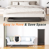 39.37inch Under Desk Treadmill 350lbs Portable Treadmills for Home/Office Walkingpad App/Remote Control LCD Screen Data Tracking