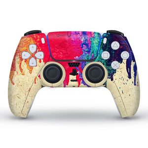 For PS5 Gamepad Protective Decal Skin for PS5 Accessories Sticker Cover Case for PlayStation 5 Controllers Joystick