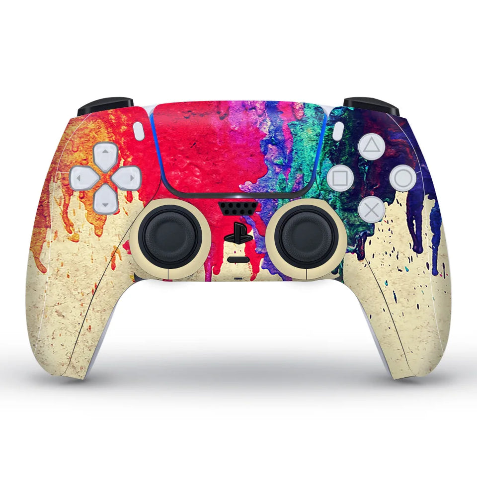For PS5 Gamepad Protective Decal Skin for PS5 Accessories Sticker Cover Case for PlayStation 5 Controllers Joystick