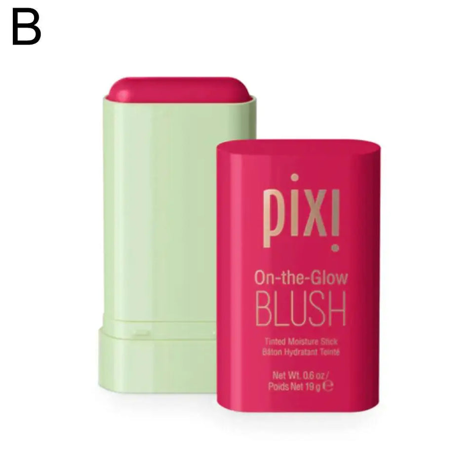 Multi-function Blush Stick Easy Tinted Makeup Rouge Blusher Cream Waterproof Long Lasting Rendering Brightening Skin Tone