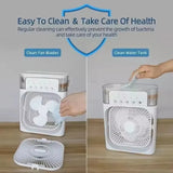 Xiaomi MIJIA 3-in-1 Portable Air Conditioners Fan With LED Night Light Household Mini Air Cooler For Office Home Adjustable Fan