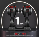 Adjustable Dumbbell Set Free Weight Dumbbells 52.5lbs/90lbs Fast Adjust Dumbbells Dumbbell Weight Set, with Tray for Men/W