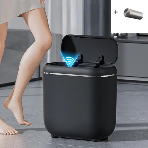 14L Automatic Sensor Trash Can Electric Touchless Smart Bin Kitchen Bathroom Waterproof Bucket Garbage With Lid Home Wastebasket