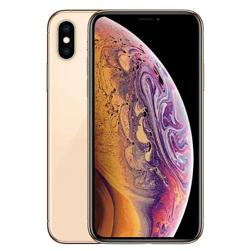 Original Apple iPhone XS Mobile Cell Phone 5.8" RAM 4GB ROM 64GB/256GB A12 Bionic 4G LTE Unlocked Cellphone Face ID Working