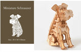 DIY 3D Wooden Puzzle Model Animal Montessori Toys for Children Crafts Dachshund Skeleton Assembly Gift Set for Kids Adults Teens