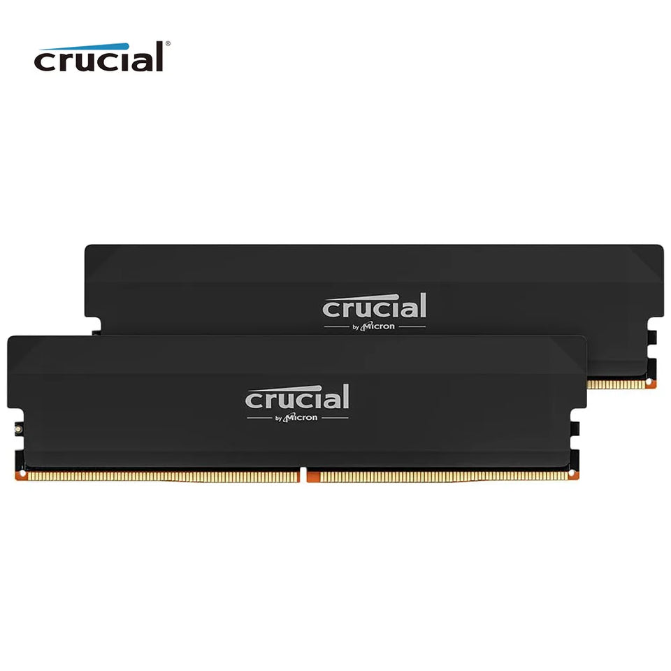 Crucial Pro DDR5 RAM 2x16GB 6000MHz, 6400MHz Overclocking Desktop Gaming Memory, Intel XMP 3.0 & AMD Expo Compatible-OEM Package