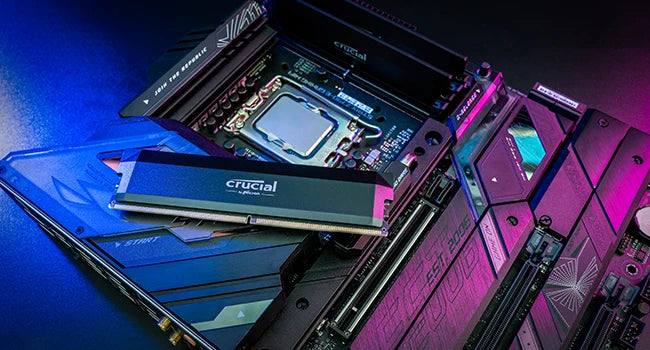 Crucial Pro DDR5 RAM 2x16GB 6000MHz, 6400MHz Overclocking Desktop Gaming Memory, Intel XMP 3.0 & AMD Expo Compatible-OEM Package