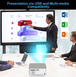 ThundeaL Portable Mini Projector TD92 Pro FHD 1080P Full HD Beam 4K Video WiFi Android Projector TD92Pro 3D Movie Home Theater