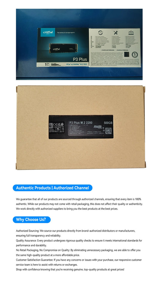 Crucial 5000MB/s SSD NVMe M.2 2280 1TB 2TB 4TB Internal Solid State Hard Disk M2 PCIe 4.0x4 2280 SSD Drive for PS5 Laptop PC