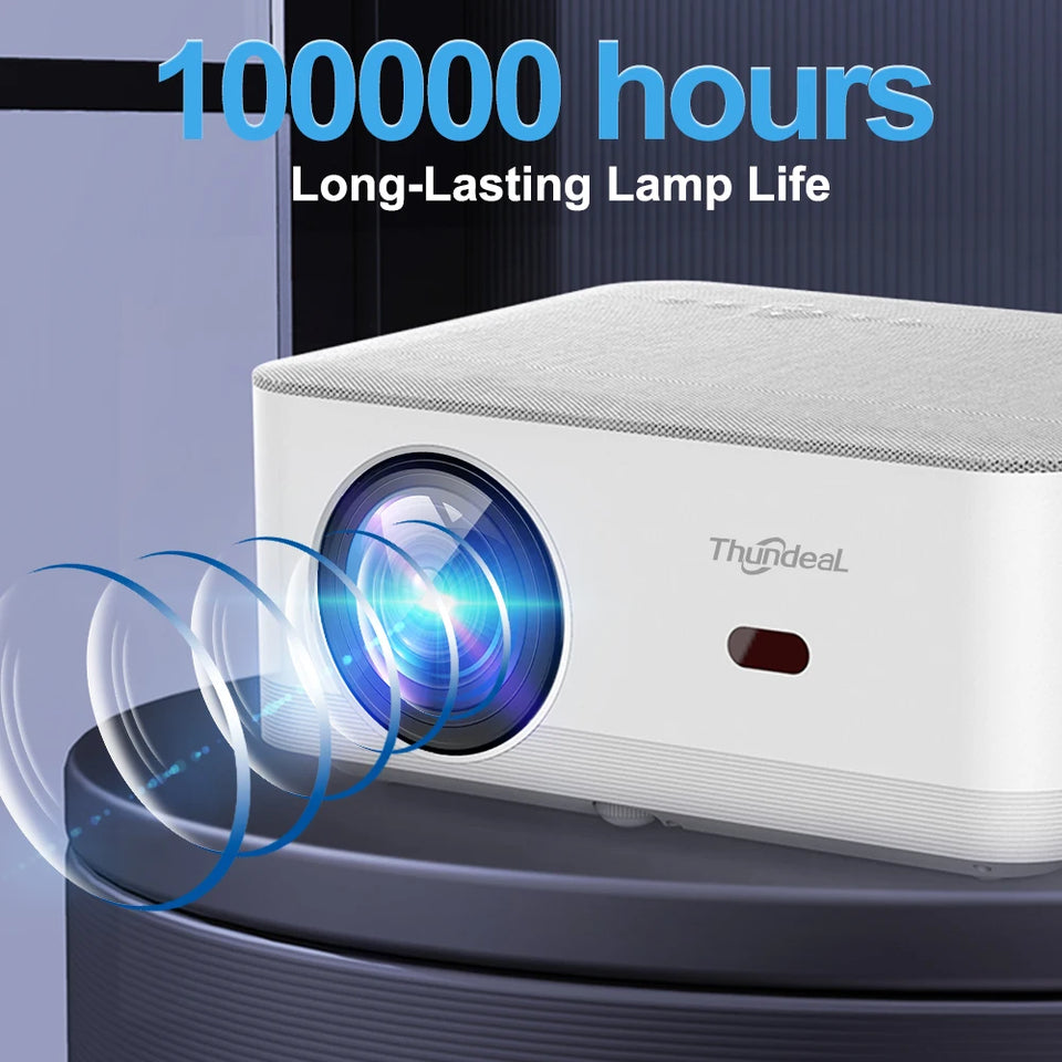 ThundeaL Portable Mini Projector TD92 Pro FHD 1080P Full HD Beam 4K Video WiFi Android Projector TD92Pro 3D Movie Home Theater