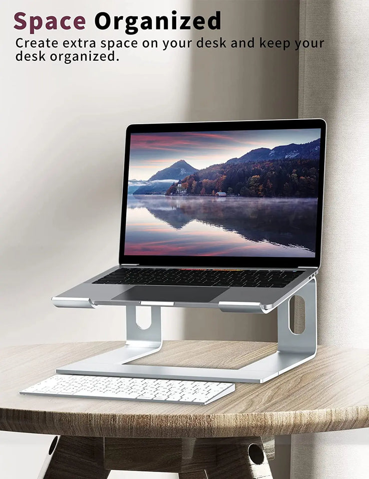 Laptop Stand Ergonomic Aluminum Computer Stand Detachable Laptop Riser Notebook Holder Stand Compatible with MacBook Air Pro