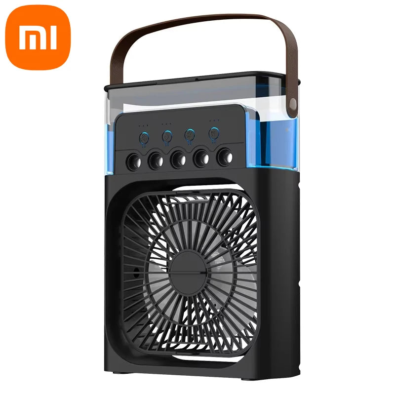 Xiaomi MIJIA 3-in-1 Portable Air Conditioners Fan With LED Night Light Household Mini Air Cooler For Office Home Adjustable Fan