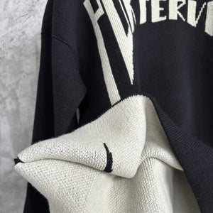 2024 Men's Clothing Casual Sweater Man 2024aw Highstreet Men's Knitting Sweaters Male Fashion Pullover UNISEX