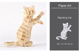 DIY 3D Wooden Puzzle Model Animal Montessori Toys for Children Crafts Dachshund Skeleton Assembly Gift Set for Kids Adults Teens