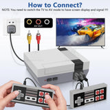 Newest 620 Games Retro TV Video Game Console Classic Emulator Two Players Family Entertainment Gaming Machine with 2 Controllers