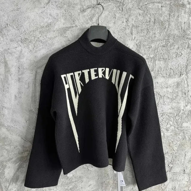 2024 Men's Clothing Casual Sweater Man 2024aw Highstreet Men's Knitting Sweaters Male Fashion Pullover UNISEX