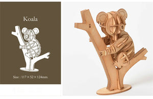 DIY 3D Wooden Puzzle Model Animal Montessori Toys for Children Crafts Dachshund Skeleton Assembly Gift Set for Kids Adults Teens