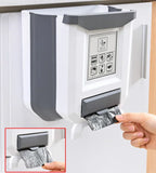 9L Folding Waste Bins Kitchen Garbage Bin Foldable Car Trash Can Wall Mounted Trashcan for Bathroom Toilet Waste Storage Bucket
