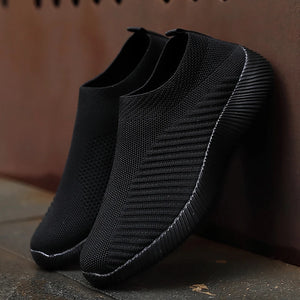 New Pink Sneakers For Women Casual Shoes Comfortable Vulcanized Shoes Breathable Ladies Slip On Flats Shoes Loafers Plus Size 42