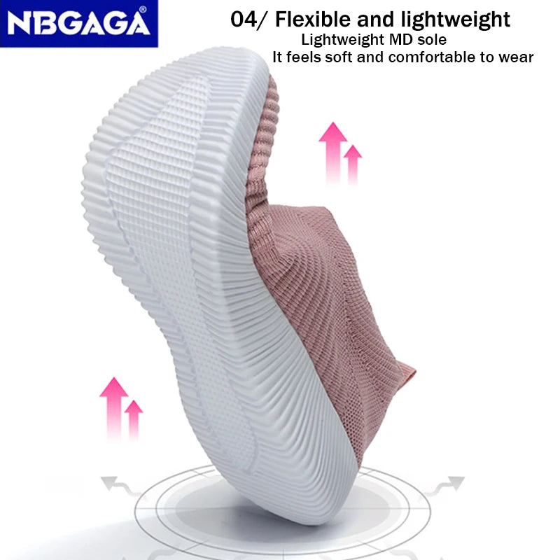 New Pink Sneakers For Women Casual Shoes Comfortable Vulcanized Shoes Breathable Ladies Slip On Flats Shoes Loafers Plus Size 42