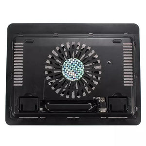 Universal Strong Winds Mute Laptop Cooling Base Tablets Laptop Cooling Pad 14 Inch Large Fan Radiator Laptop Stand Notebook